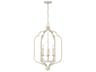 Capital Lighting Ophelia 6-Light Winter Gold Candelabra Chandelier