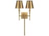 Capital Lighting Whitney 2-Light Aged Brass Wall Sconce