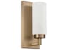 Capital Lighting Alyssa 1-Light Aged Brass Wall Sconce