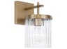 Capital Lighting Vaughn 1-Light Aged Brass Wall Sconce