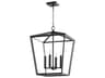 Cyan Design Hyperion 4-Light Noir Black Lantern Pendant