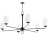 Cyan Design Ginevra 6-Light Black Cylinder Chandelier