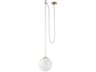 Cyan Design Rockport 1-Light Aged Brass Globe Mini Pendant