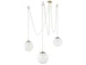 Cyan Design Rockport 3-Light Aged Brass Pendant