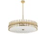 Cyan Design Cassio 8-Light Aged Brass Drum Round Pendant