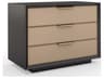 Caracole Classic Triple Wrap 3-Drawers Brown Nightstand