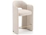 Caracole Overlap Upholstered Counter Stool
