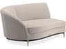Caracole Upholstery Threes Company Cream Upholstered Chaise