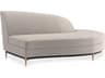 Caracole Upholstery Threes Company Cream Upholstered Chaise