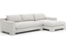 Caracole Devon White Upholstered Sectional Sofa