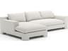 Caracole Devon White Upholstered Sectional Sofa