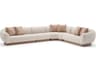 Caracole Seta Beige Upholstered Sectional Sofa