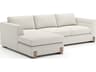 Caracole Counter Balance Cream Upholstered Sectional Sofa