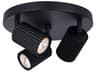 Canarm Rexton 3 -light Black Cylinder Track & Rail Light