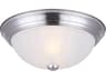 Canarm Fmount 2 -light Pewter Traditional Dome Flush Mount
