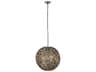 Canarm Kora 1 -light Brass Globe Pendant