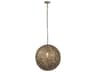 Canarm Kora 1 -light Brass Globe Pendant