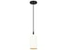 Canarm Jack 1 -light White Cylinder Mini Pendant