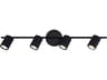 Canarm Rexton 4 -light Black LED Cylinder Track & Rail Light