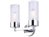 Canarm Eden 2 -light Chrome Vanity Light