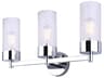 Canarm Eden 3 -light Chrome Vanity Light