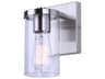 Canarm Britton 1 -light Nickel Vanity Light