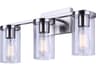 Canarm Britton 3 -light Nickel Vanity Light