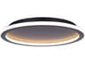 Canarm Gavyn 1 -light Black LED Round Flush Mount