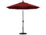 California Patio Umbrella Custom Sunset Series 9 Foot Octagon Market Aluminum Patio Umbrella with Crank Lift System