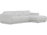 Case & Canvas Tribeca Gray Upholstered Sofa