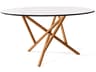 Copeland Baton Round Glass Dining Table