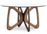 Copeland Butterfly Round Glass Dining Table