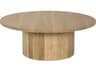 CFC Big Sur Round Wood Natural Oak Coffee Table