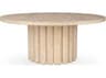 Classic Home Tiber Round Wood Dining Table
