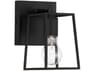 Craftmade Dunn 1-Light Flat Black Glass Vanity Light