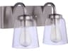 Craftmade Elsa 2-Light Brushed Polished Nickel Vanity Light