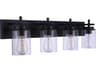Craftmade Reeves 4-Light Flat Black Vanity Light