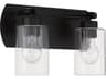 Craftmade Hendrix 2-Light Flat Black Vanity Light