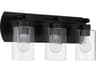Craftmade Hendrix 3-Light Flat Black Vanity Light