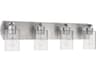 Craftmade Hendrix 4-Light Brushed Polished Nickel Vanity Light