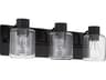 Craftmade Rori 3-Light Flat Black Vanity Light