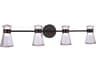 Craftmade Carafe 8-Light Flat Black Vanity Light