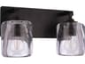Craftmade Andie 2-Light Flat Black Vanity Light
