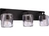 Craftmade Andie 3-Light Flat Black Vanity Light