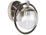 Craftmade Piltz 1-Light Polished Nickel Glass Vanity Light