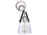 Craftmade Hagen 1-Light Polished Nickel Glass Wall Sconce