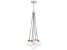 Craftmade Que 5-Light Chrome Glass Globe Pendant
