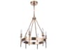 Craftmade Larrson 6-Light Satin Brass Candelabra Chandelier