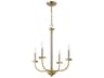 Craftmade Stanza 4-Light Brushed Polished Nickel Satin Brass Candelabra Chandelier