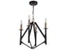 Craftmade The Reserve 4-Light Flat Black Painted Nickel Chandelier